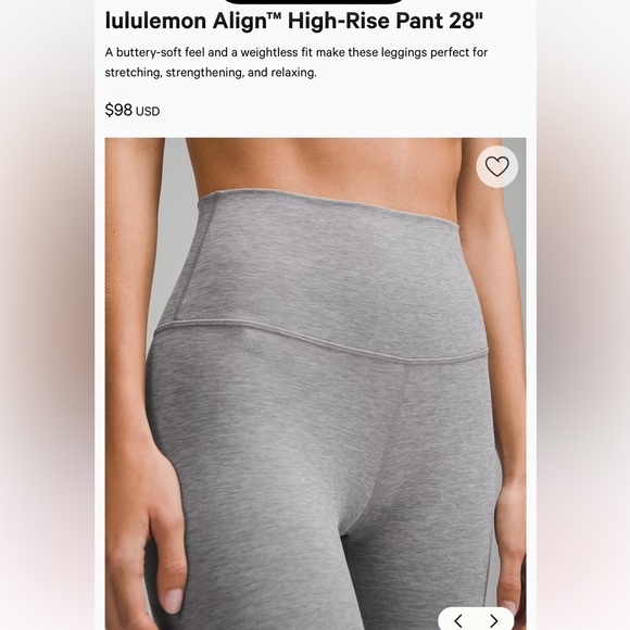 lululemon Align™ High-Rise Pant 28" - Picture 5 of 13